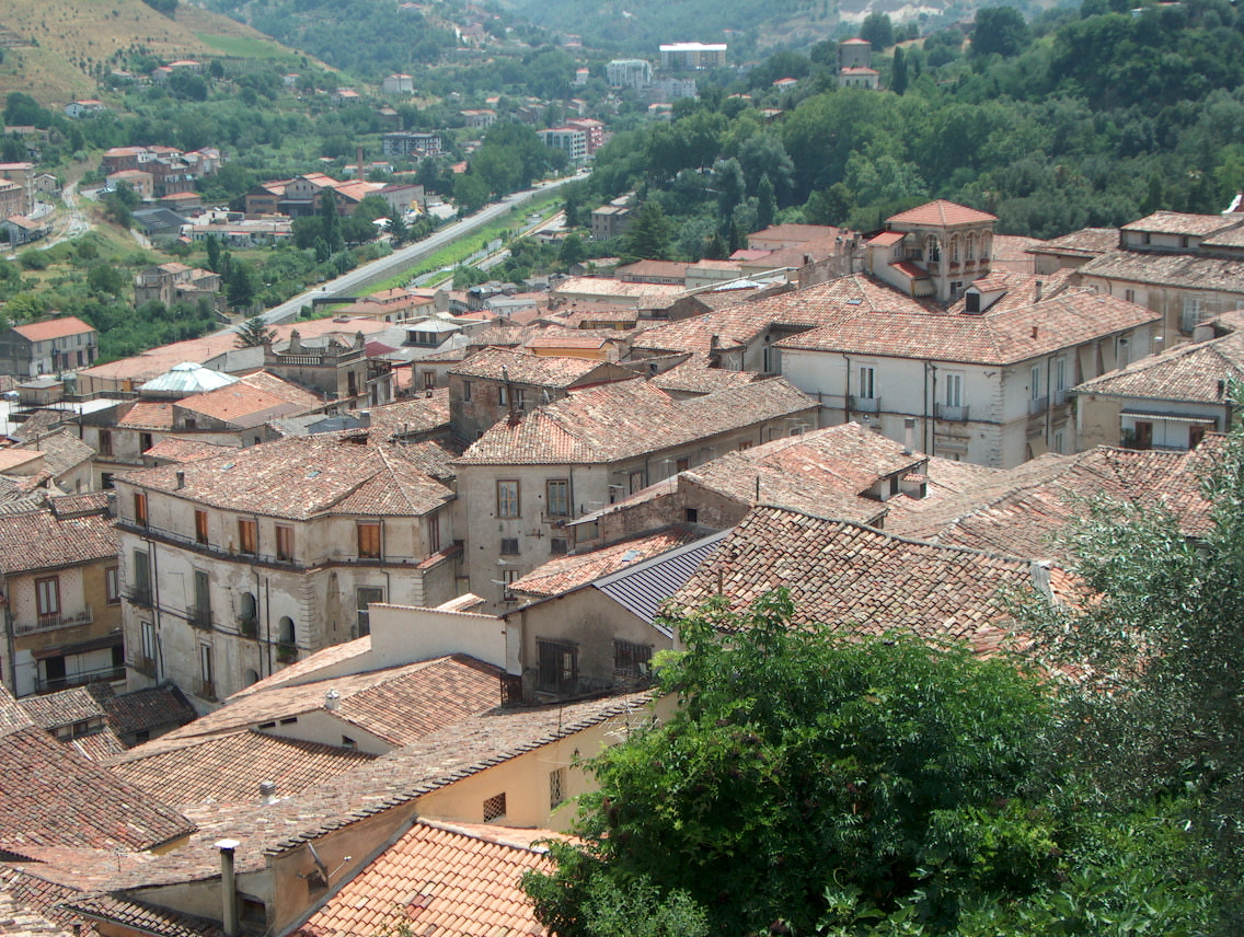 I tetti del centro storico di Cosenza